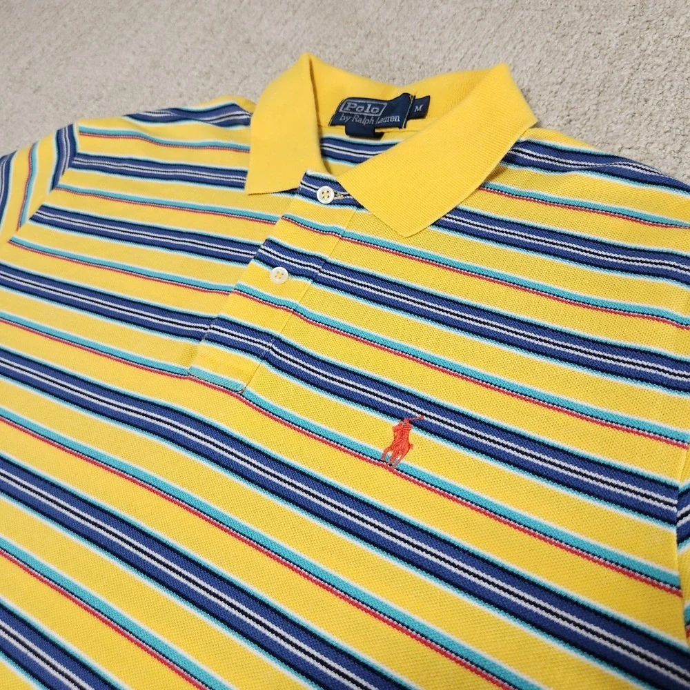 Vintage Polo Ralph Lauren Shirt Men Medium Aztec Blanket Striped‎ Navajo Native